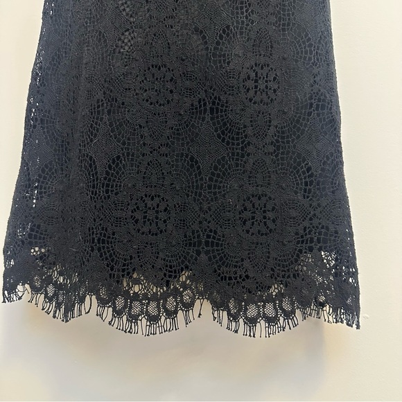 Shoshanna Black Lace Balconette Cocktail Dress - Picture 7 of 10